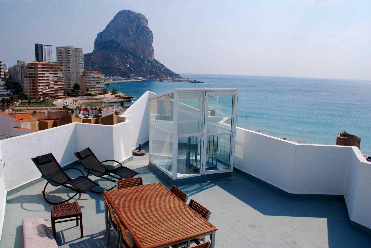 Atico Calpe Primera Linea De Playa Exterior photo